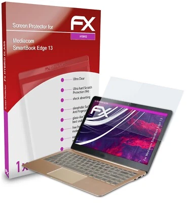 atFoliX Pellicola Vetro per Mediacom SmartBook Edge 13 9H Armatura di protezione - Immagine 1 di 4