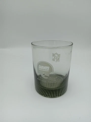 NFL NY GIANTS Smoked Glass Tumbler Cover