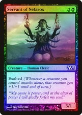 Servant of Nefarox FOIL Magic 2013 / M13 NM Black Common MAGIC CARD ABUGames