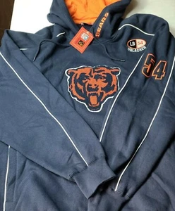 Chicago Bears Brian Urlacher Players Inc. Hoodie NFL Vintage Men’s Size L - Picture 1 of 9