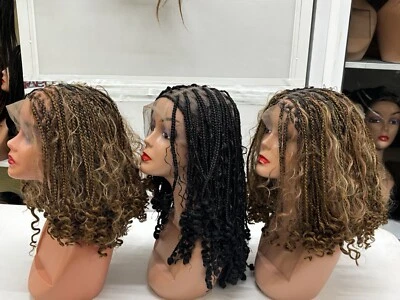 Pelucas trenzadas BOHO para mujer con separación gratuita, muy ligeras y listas para usar. Foto 1 de 4