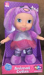 ANIMAL CUTIES BABY DOLL SOFT PLUSH PLAYS MAGICAL SOUNDS SUPER CUTE!! - Picture 1 of 3