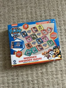 Nickelodeon - Paw Patrol Holz Memory Spiel Aufbewahrungsbox Streichholz Paar - 19 Stück - Bild 1 von 3
