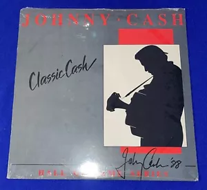 SEALED vintage Johnny Cash Classic Hall Fame Series LP RECORD VINYL BMG - Picture 1 of 2