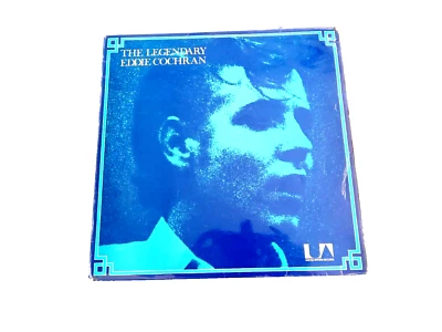 EDDIE COCHRAN, THE LEGENDARY, 1971 UNITED ARTISTS LABEL, R&R, EX / EX. - Image 1 of 3