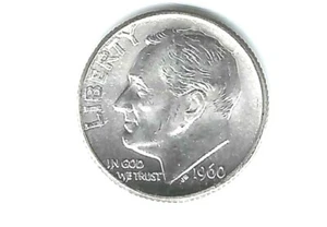 1960-D Denver Brilliant Uncirculated Business Strike Roosevelt Silver Dime! - Picture 1 of 2