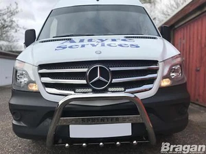 Grill Trim Set For Mercedes Sprinter 2014-2018 Chrome Stainless Van Accessories - Picture 1 of 5