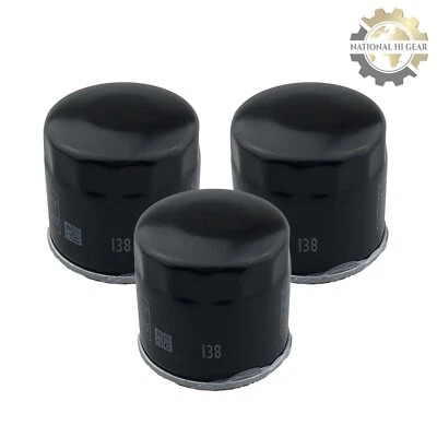 Paquete de 3 filtros de aceite para Suzuki GSF1250 S Sa Bandit GSX1250 2007-2013 Foto 1 de 4