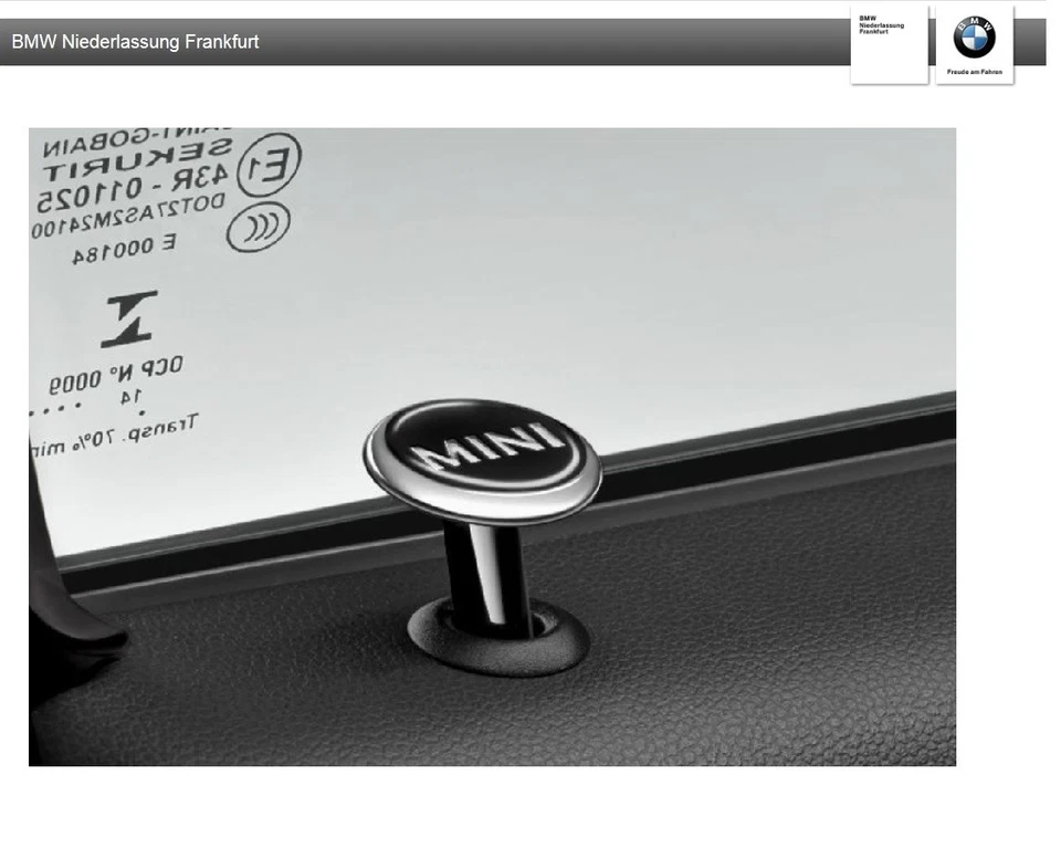 Original MINI Türpin MINI Schriftzug  Essential Black  - Bild 1 von 1