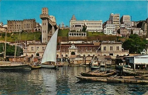Brasil Turistico Salvador Bahia Market and High City Postcard - Picture 1 of 2