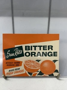 ETIQUETA DE REFRESCO VINTAGE CORDIAL SUN RITA ORANGE CAFE BAR AUSTRALIA - Imagen 1 de 3