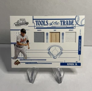 2005 Absolute Memorabilia Cal Ripken Jr /25 Game Worn Tools The Trade Patch Bat - Picture 1 of 2