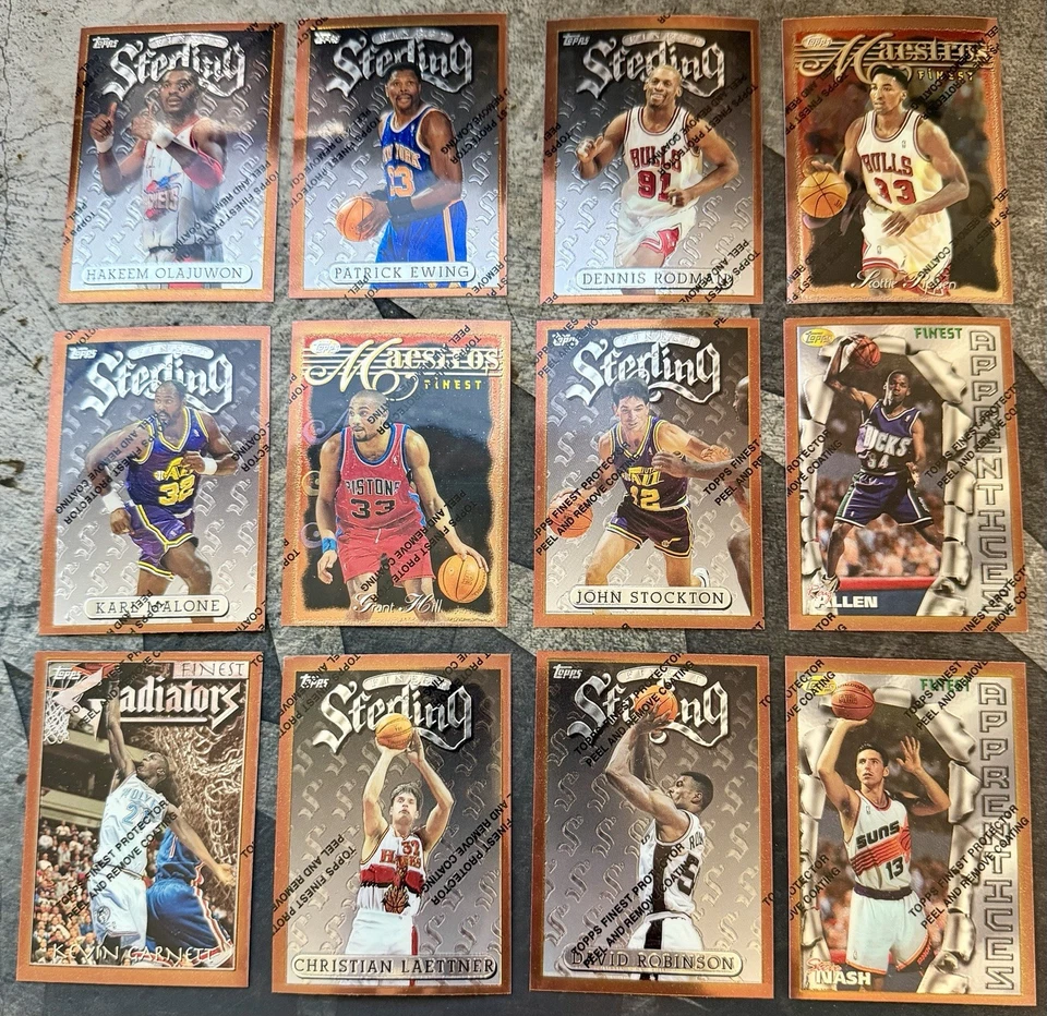 1996 Topps Finest Basketball w/ Coating -- You Pick / Complete Your Set! - Image 1 of 1
