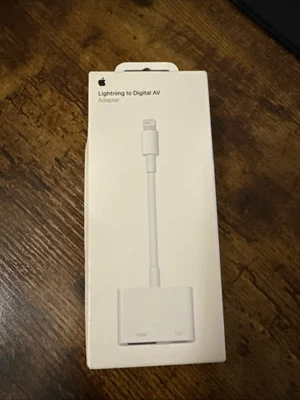 Apple Lightning to Digital AV Adapter A1438 MW2P3AM/A with Box – NEW Sealed - Image 1 of 2