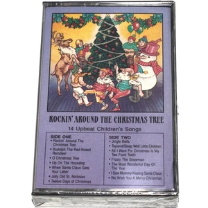 Rockin' Around The Christmas Tree 14 Upbeat Children's Songs Cassette NEW SEALED - Picture 1 of 4