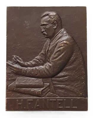 Medal To Honor H. Fantell 48 x 62 mm, 88 gr. Foto 1 de 4