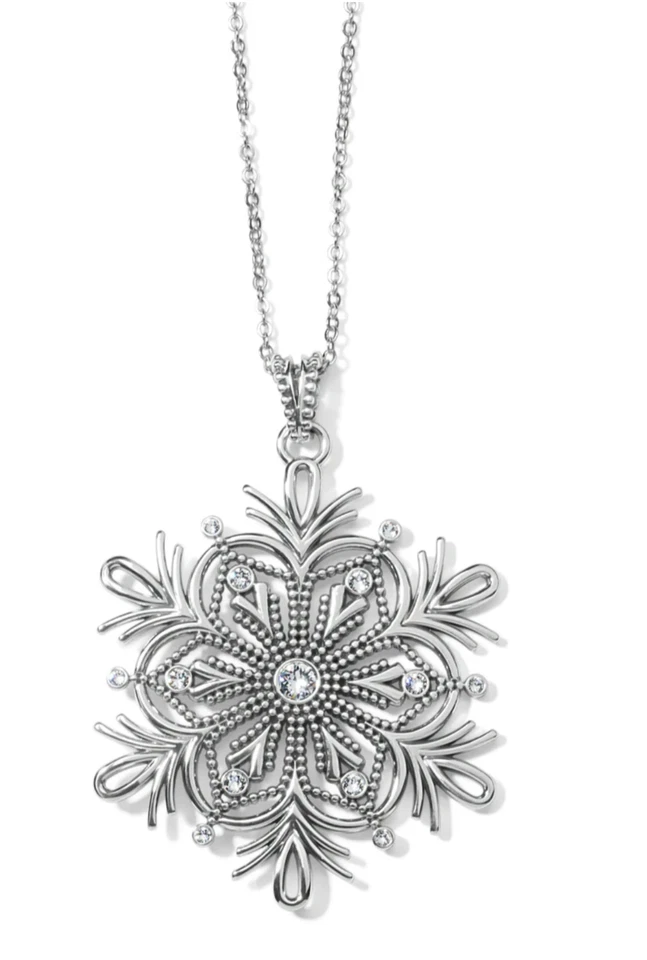 BRIGHTON WINTER BLISS SNOWFLAKE CONVERTIBLE NECKLACE Style JM3541