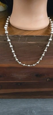 Natural Pearl and Briolette Diamond Kingsbury Necklace Foto 1 de 2