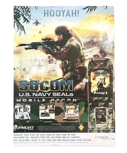2005 SOCOM U.S. Navy SEALs Mobile Recon Pubblicità Stampa Mobile Originale - 7,5" X 10,5" - Foto 1 di 1