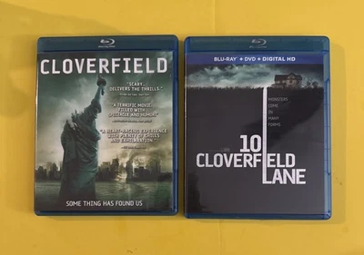 CLOVERFIELD + 10 CLOVERFIELD LANE (2 BLU RAY COMBO) BOTH LIKE NEW FREE SHIPPING - Image 1 of 4