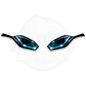 BMW RACE HEADLIGHT STICKERS - S1000RR 2019 race TRACK GRAPHICS v2 - Bild 1 von 2