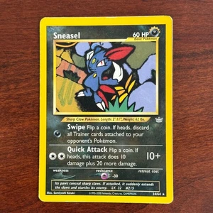 Sneasel 24/64 Non Holo Rare Neo Revelation Pokemon Karte - Bild 1 von 3