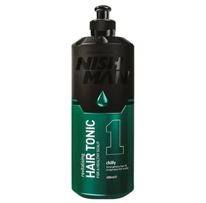 2x NISHMAN Revitalising Hair Tonic Chilly 400ml wirksam gegen HAARAUSFALL - Bild 1 von 1