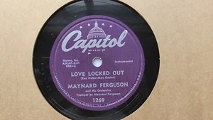 Maynard Ferguson 78rpm Single 10-inch Capitol Records #1269 Love, Locked Out - Picture 1 of 4
