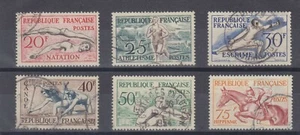 France Sports, Complete Set, Scott 700-5, Postally Used Stamps - Picture 1 of 1