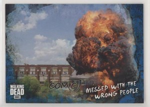 2018 The Walking Dead Road to Alexandria Blue 46/50 Messed with Wrong People 2p2