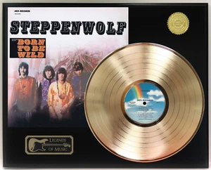 Steppenwolf - Born To Be Wild Gold LP Schallplattenplakette Display - Bild 1 von 3