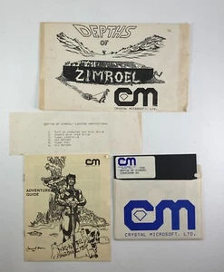 DEPTHS OF ZIMROEL von CRYSTAL MICROSOFT Spiel für Commodore 64 Diskette komplett - Bild 1 von 10