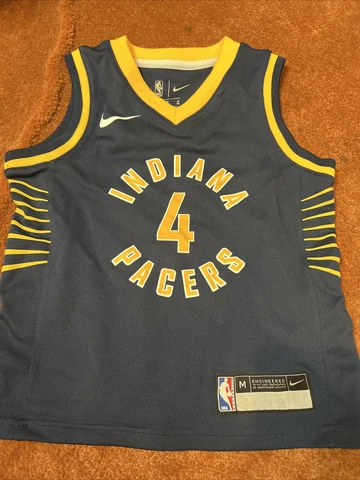 New LITTLE KIDS Nike NBA Indiana Pacers Victor Oladipo Jersey Sz M5/6 Blue $45 Cover