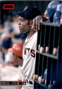 2021 Stadium Club Red Foil #51 Willie Mays