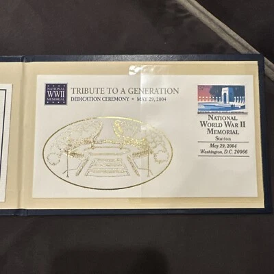 National World War II Memorial Commemoritive Stamp - 1st Day Issue  - Image 1 of 3