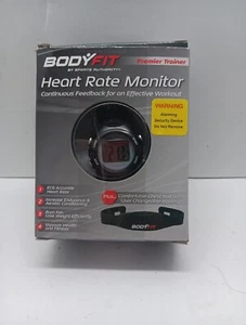 Body Fit Premier Trainer Sports Authority Heart Rate Monitor Fitness Training - Picture 1 of 9