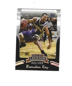 2006-07 Press Pass Legends Silver #18 Brandon Roy/499 WASHINGTON HUSKY - Foto 1 di 1