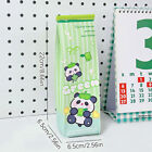 Panda Pen Bag Milk Carton Pencil Case PU Cosmetic Pouch Stationery Storage Box