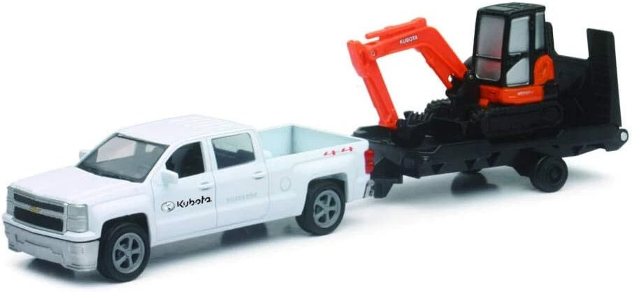 Nuevo Ray Nuevo 10" Colección NEWRAY KUBOTA - Excavadora Kubota KX040 con Blanco Foto 1 de 1