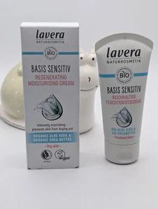 LAVERA Basis Sensitiv Organic Rich Regenerating Moisturising Cream 50 ml - Picture 1 of 9