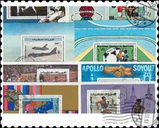 Fogli in miniatura della Mauritania : 10 diversi Collezione