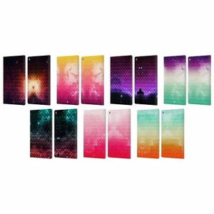 HEAD CASE DESIGNS STUDDED OMBRE LEATHER BOOK CASE & WALLPAPER FOR AMAZON FIRE - Picture 1 of 13