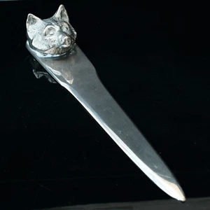 Fox Head Metal Letter Opener - Picture 1 of 15