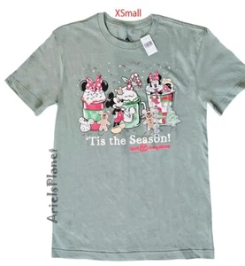 Walt Disney Parks Mickey & Minnie Weihnachten 'Tis the Season T-Shirt - XS - Bild 1 von 1