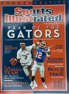 Florida Gators Corey Brewer Hand Signed Sports Illustrated  Commemorative Issue 