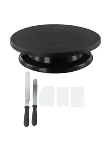 6PC Cake Turntable Cake Decorating Kit Baking Accessories Tool New Parts - Picture 1 of 15