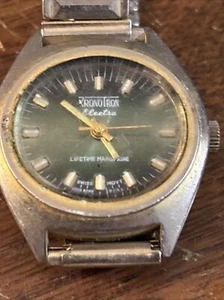 Vintage Kronotron Electra Mens Watch Parts Repair D - Picture 1 of 5