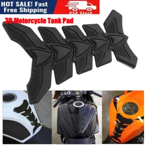 Motorcycle Tank Pad,Universal Fuel Tank Sticker,3D Rubber Gas Oil Protector - Picture 1 of 14