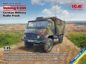 Icm 35137 1/35 Unimog S 404, German Military Radio Truck - Picture 1 of 1