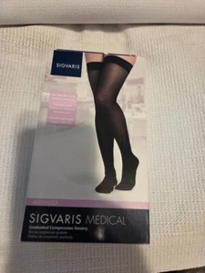 Sigvaris Mid Sheer CT LACE TB 20-30 Compression THIGH Stockings    Size & Color - Picture 1 of 8